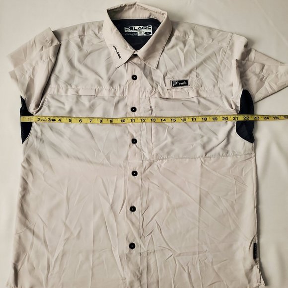 Pelagic Men's High Performance Offshore Gear Short Sleeve Eclipse Guide Shirt Sm - Picture 9 of 13